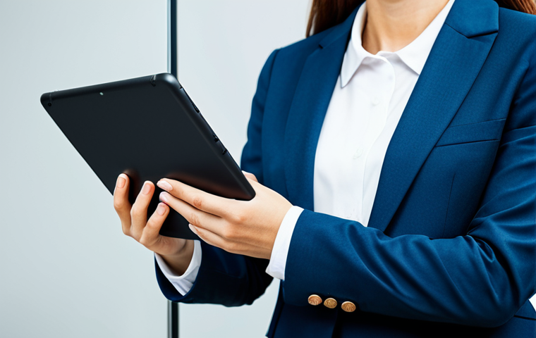 A focused professional, gender-neutral person in a modest business suit, demonstrating careful digital asset protection on a secure tablet. The setting is a clean, modern workspace with subtle indicators of cybersecurity. The subject is intently focused, symbolizing vigilance against digital threats. The image features perfect anatomy, correct proportions, natural pose, well-formed hands, and proper finger count. Fully clothed, appropriate attire, professional dress, safe for work, appropriate content, family-friendly, high quality, professional photography, natural body proportions.